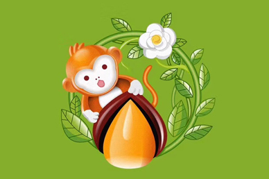 茶籽宝宝logo及应用设计